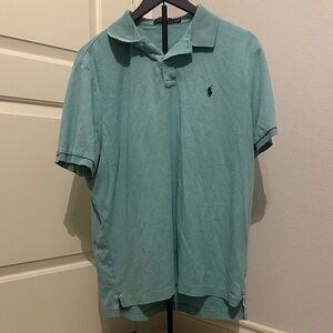 Ralph Lauren Men's Polo Shirt in Light Blue